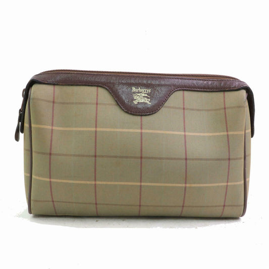 Brand Inspired Burberry Clutch Olive Canvas (SHC1-14523)