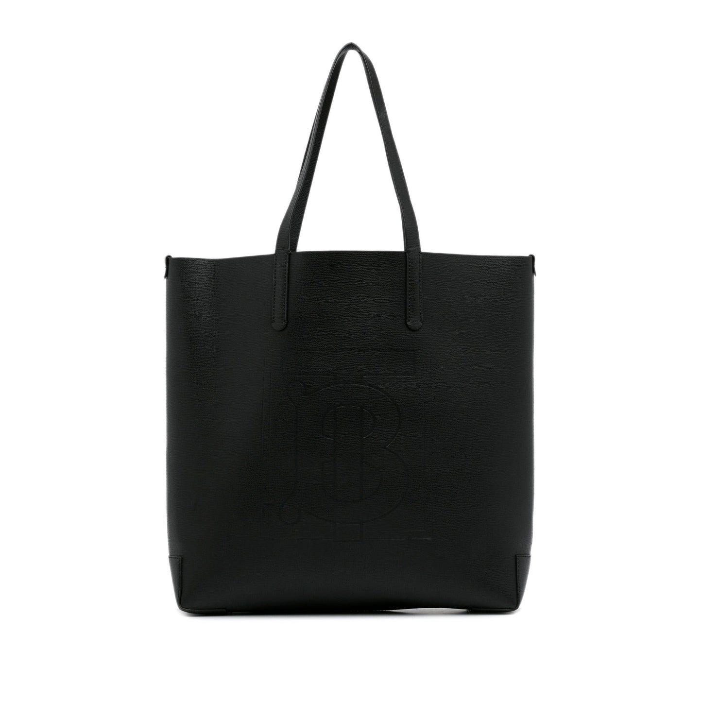 Black Burberry TB Logo Tote